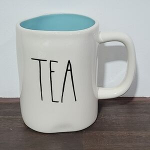Rae Dunn Tea Mug with Blue Interior